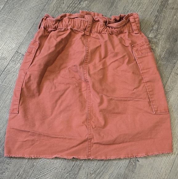 Hollister Rust Button-Front Women's Skirt - Picture 7 of 10